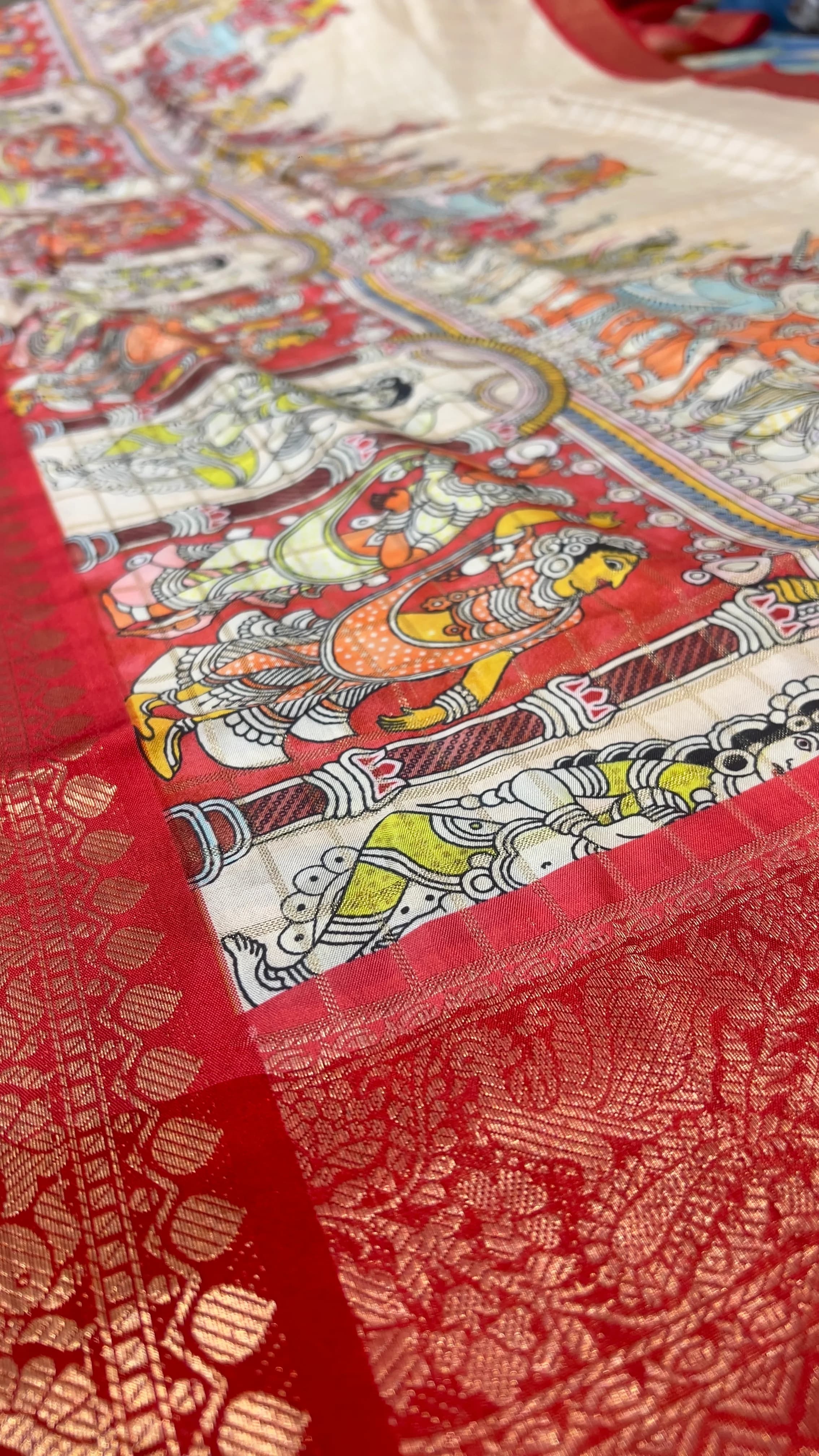 Kalamkari · pallu