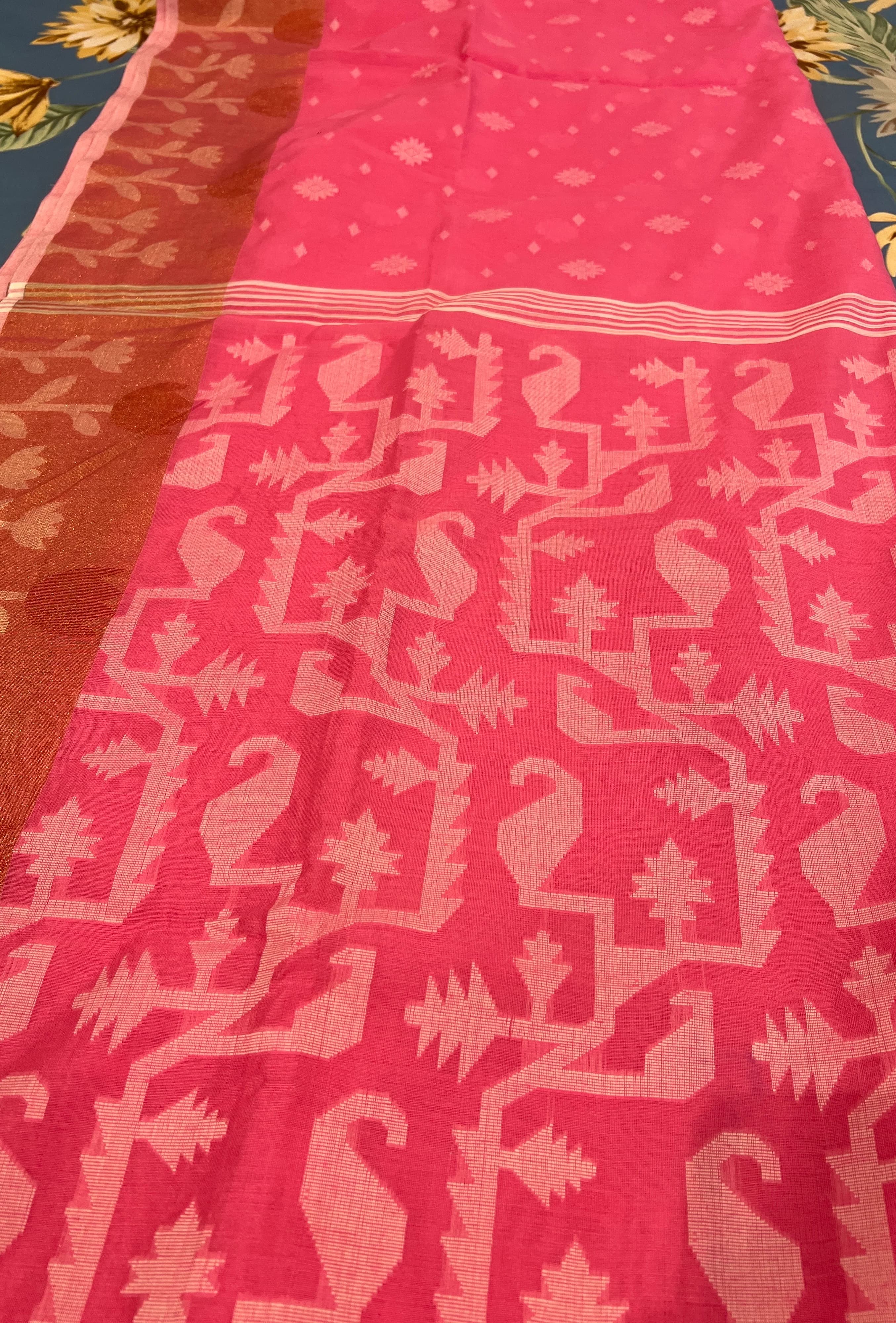 Soft Jamdani · drape view