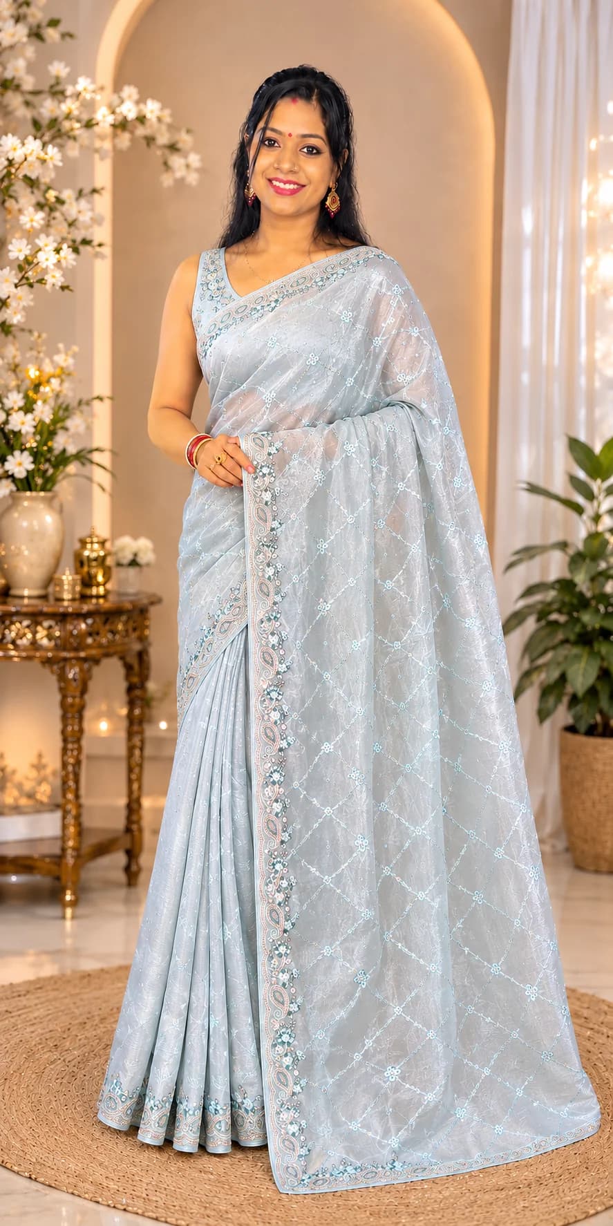 Fendi Silk Saree